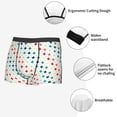 thumbnail image 3 of Xecao Colorful Geometric Print Men's Underwear Boxer Briefs Pack - Your ComfortSoft, Moisture-Wicking, and Breathable Choice for Men's Underwear-Large, 3 of 5