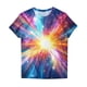 thumbnail image 5 of Tops de Manga Corta para las Mujeres Blusa Casual de Cuello Redondo de Impresión Unisex de Ajuste Suelto, Camisas de Manga Corta para las Mujeres Suaves Transpirables, 5 of 6