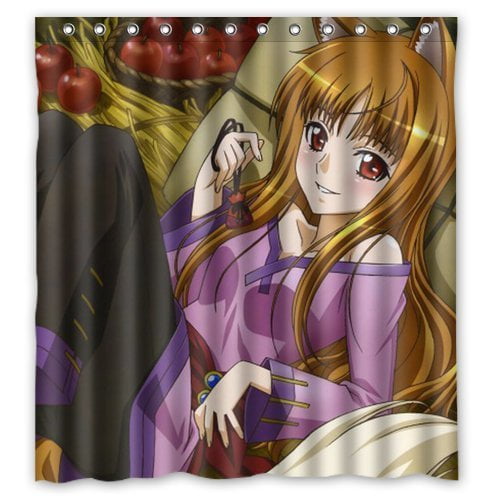 TOUXIHAA Sspice And Wolf Horo Shower Curtain Bathroom Curtain Set with Hooks Size 66x72 inch