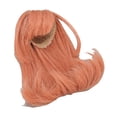 thumbnail image 2 of Peluca de muñeca articulada con bola 1/6, con flequillo, cuero cabelludo simulado, Seda de alta temperatura, pelo de muñeca para muñeca de 15,5 a 17cm, zanahoria, naranja, 2 of 5