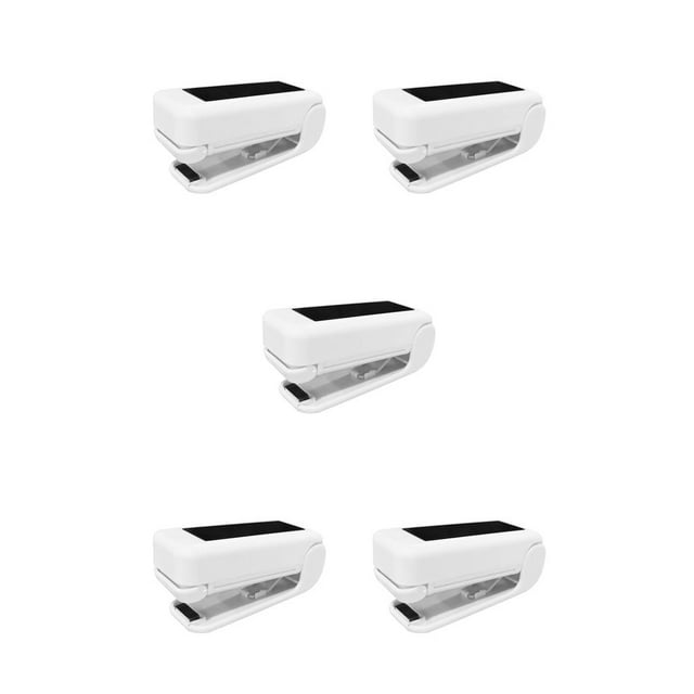 jesticaly Mini Plastic Heat Sealer Sealing Machine Handheld Storage Thermal Closure Packer Household Accessories for Food White 5Set