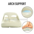 thumbnail image 4 of Litfun Orthotic Flip Flops for Women, Pillow Soft Recovery Thong Sandals Slippers, Summer Beach Shoes with Arch Support, Bone, 4 of 7