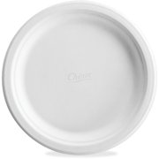 Chinet Paper Dinnerware Plate 8 3/4 dia White 500/Carton 21227
