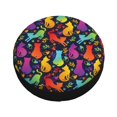 thumbnail image 4 of Xecao Colorful Cats for Tire Covers: Waterproof, dust-proof, and universally fitting for trailers, SUVs, 4 of 8