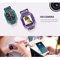 thumbnail image 2 of Kids Smart Watch Phone Kids GPS Tracker Watch with SOS Anti-Lost Alarm Sim Card Slot Touch Screen Alarm Clock Digital Wrist Watch E12, 2 of 9