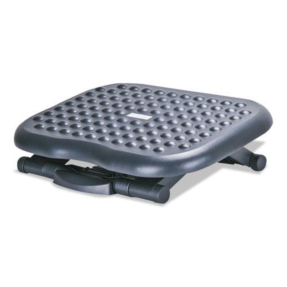Relaxing Adjustable Footrest, 13.75w X 17.75d X 4.5 To 6.75h, Black | Bundle of 2 Each