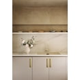 thumbnail image 3 of Goo-Ki 5''(128mm) Hole Centers Brushed Gold Cabinet Drawer Pulls with Backplate, Zinc Alloy Cabinet Handles for Dresser,Wardrobe,Cupboard,Cabinet Hardware,2 Pack, 3 of 7
