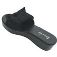 thumbnail image 4 of Bonnibel Best-1 Women's Braided Knotted Slides Open Toe Flatform Sandals BLACK 6, 4 of 5