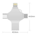 thumbnail image 4 of (32G) Adaptador 4 en 1 Tipo C Unidad flash USB 3.0 Memoria USB para iPhone Android, 4 of 5