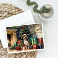 thumbnail image 2 of Border Terrier Cozy Christmas Greeting Cards Pack of 8 7 in x 5 in, 2 of 3