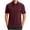 Wine, variant on KeShDi Summer Tshirts Shirts for Men Colorblock Short Sleeve Shirt In Breathable Fabric with Classic Collar Navy 2X