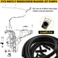 thumbnail image 5 of 2Pcs Windshield Washer Jet Nozzles With 2M hose W/ Connector Universal Durable, 5 of 7