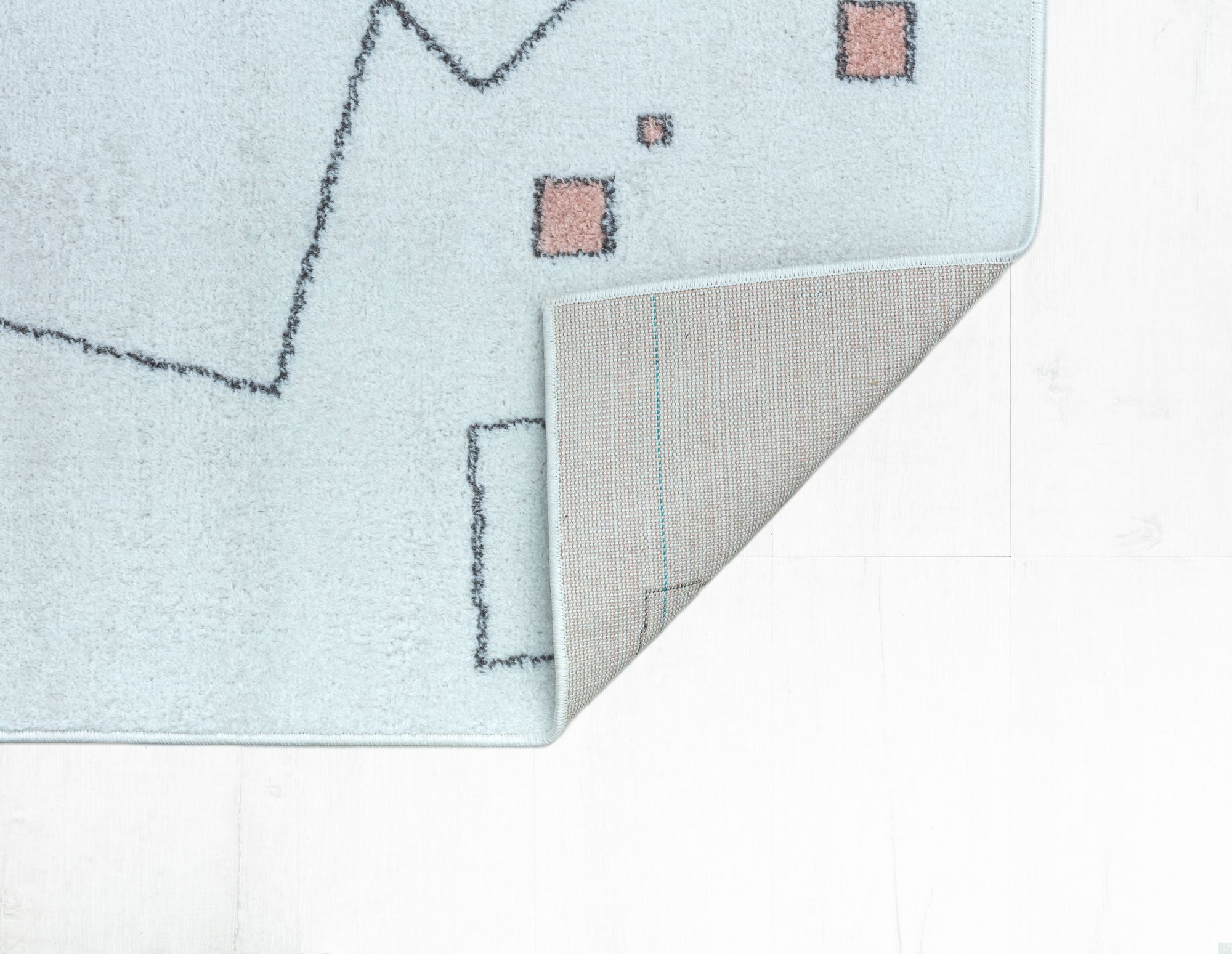 Mason Brooks Azure AZ15B Etched Glass Geometric Contemporary Ivory Area Rug, 8'3" X 10'0"