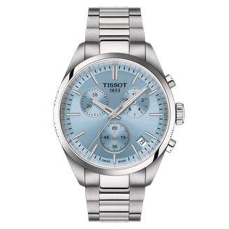 Tissot Men's Gentleman Chrono XL Quartz Watch, Blue 45mm with