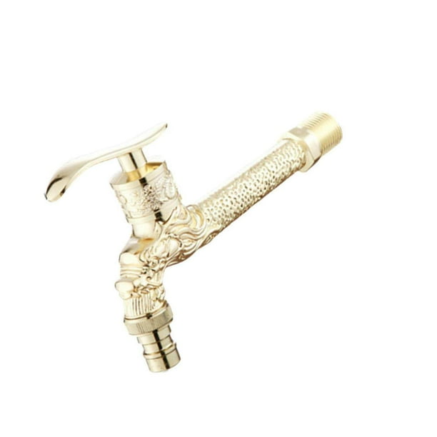 Wall Mount Zinc Alloy Water Tap Outdoor Garden Spigot Kitchen Sink