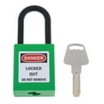 thumbnail image 4 of relayinert Safety Security Lockout Padlock Keyed Alike 38mm Green Nylon Shackle Style A 1Set, 4 of 6