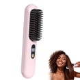 thumbnail image 2 of Styling Brush For Short Hair Straightening Brush With 3 Ceramic Quick Precise Styling Long Lasting Volume Portable Design, 2 of 9