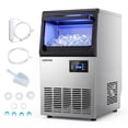 thumbnail image 1 of Costway Stainless Steel Ice Maker, Under Counter & Freestanding Ice Making Machine, 1 of 9