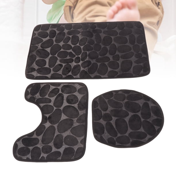 Alfombrilla Para Contorno De Inodoro, Juego De 3 Piezas, Alfombrilla Para Tapa De Inodoro, Alfombras De Baño, Entrenamiento Para Ir Al Baño, Absorbente De Agua Para Niños Y