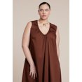 thumbnail image 5 of ELOQUII Women's Plus Size Shirred Neckline Tank Dress, 5 of 6