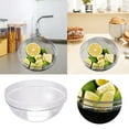 thumbnail image 2 of Lolynie Acrylic Bowl Transparent Round Vegetable Whisk Cooking Bowl Tea Basin Hand Wash Bowl, 2 of 7