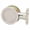 Silver, variant on Kwikset Round Pocket Door Lock Pocket in Bright Stainless Steel