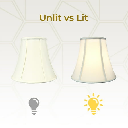 Royal Designs True Bell Basic Lamp Shade V Notch Fitter Eggs 9 X 18 13 625 Com Royal Designs True Bell Basic Lamp, Types Of Lamp Shades