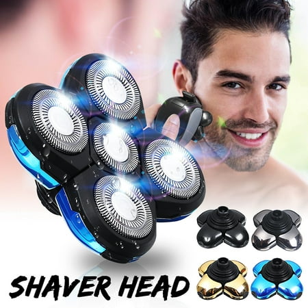 5 Head Razor Head & Cutter Replacement Part Shaver Head Washed Blades For Rotary Shavers Electric Shaver Blades Floating Shaving Bald