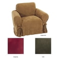 thumbnail image 3 of Classic Slipcovers  Ultimate Suede Chair Slipcover Blue, 3 of 4