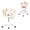White, variant on Wliqien Kids Desk Chair, 360-Degree Swivel Makeup Chair, Adjustable Height Kids Computer Chair with Bow Pillow, Children Desk Chair for Boys Girls in Home Bedroom Study Room