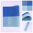 thumbnail image 2 of REGALWOVEN Placemats Set of 8, Placemats for Kitchen Dining Table Decor Washable Heat Resistant Table Placemats Wipeable Place Mat Blue 18*12in, 2 of 7