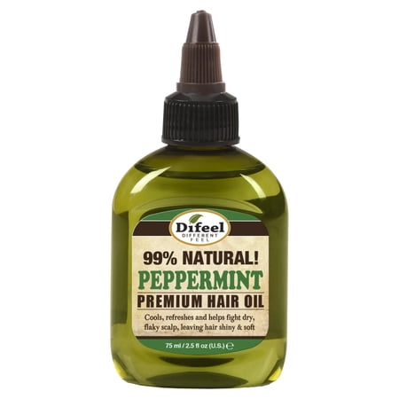 Difeel Premium Natural Hair Oil - Peppermint Oil 8 oz.
