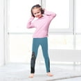 thumbnail image 5 of Girl's Legging Full-Length Colorful Print Tights For Dance Gym Everyday Wear Cute and Silly Monkey, 5 of 8