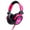Pink And Black, variant on iDance Full-Sized Wired Over-Ear Headphones - Lightweight & Compact Overhead Band Headphones for iPhone/iPad/iPod/Tablet/Android Built-in Mic w/Durable Aluminium Brackets Red & Gray - FDJ400