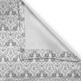 thumbnail image 5 of Ambesonne Grey and White Grommet Curtain, Traditional Curves, 50" x 96", Grey Pale Grey White, 5 of 6