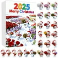 thumbnail image 2 of Christmas Snowman Advent Calendar 2025 - 24-Day 2D Acrylic Countdown Ornaments, Daily Surprise Hanging Decor for Tree and Fireplace Reusable Holiday Gift Cute Snowman Christmas Decoration, 2 of 7