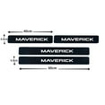 thumbnail image 2 of 4-Piece Car Door Window Protector Carbon Fiber Leather Sticker for Ford Maverick-, 2 of 4