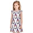 thumbnail image 1 of Balery Golf balls Camisón de princesa para niñas, pijama de algodón con mangas abullonadas, suave y bonito.-Large, 1 of 6