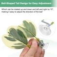 thumbnail image 4 of Uxcell 2-Pack Pad de Hoja de Pez Betta, Pad de Planta en Forma de Hoja, Cama de Descanso para Peces para Decoraciones de Tanques de Peces [Verde y Blanco, en Forma de Hoja de Uva], 4 of 7