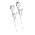thumbnail image 1 of Rosas artificiales de Halloween con globos oculares, accesorios realistas para disfraz de cosplay 2 blanco, 1 of 9