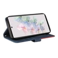 thumbnail image 2 of Compatible Google Pixel 7 5G Case, Leather Wallet Case Stand View Magnetic Clasp Book Flip Folio Phone Cover - Blue, 2 of 5