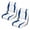 Blue, variant on SPECSTAR Folding Low Back Boat Seats 2 Pack , Waterproof Marine Fishing Captain Boat Chairs with 4 Mounting Screws, White and Blue