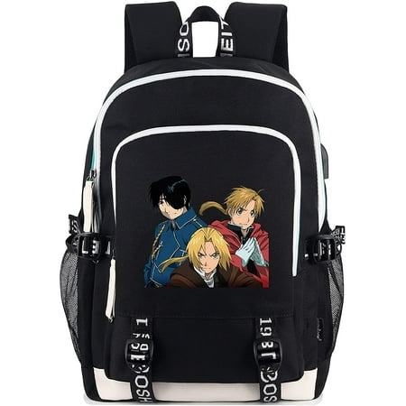 Shao5man Anime Fullmetal Alchemist Laptop Backpack Fit 15.6 Inch Travel ...