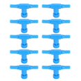 thumbnail image 1 of 10pcs Fish Tank Tee Connector 3 Way Pump Airline Tube Air Volume Adjust Control Valve for 0.2in Hose, 1 of 4