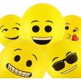 thumbnail image 2 of Party land Yellow Emoji Balloon - 25 Pcs, Balloons for Decoration | Smiley Theme Balloons for Party | Balloons for Kids | Birthday Balloons Decor | Balloon Printed Face Expression | Smiley Balloons, 2 of 4