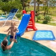thumbnail image 1 of Ganfancp Lavabo de Baño de Pies para Piscina Escalera de Entrada Piscina Pies Limpios Lavabo de Spa de Pies a Prueba de Fugas Tratamientos de Spa En Casa para Piscinas Elevadas Azul Claro Rebajas Hoy, 1 of 4