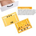 thumbnail image 4 of Accesorios del armario, plantilla, herramienta, guía de perforación de pasador ajustable, localizador de punzones para carpintería para puertas/cajones/manijas de armarios, 4 of 8