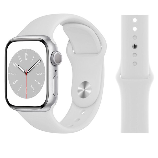 Correa de silicona para Apple Watch, pulsera de 44mm, 45mm, 49mm, 41mm, 40mm, 42mm, 38mm, 49mm, iwatch series Ultra 7 se 3 4 5 6 8