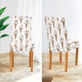 thumbnail image 3 of Yayeee 2 Pack Dining Chair Covers Stretch Parson Chairs Slipcovers Seat Protector, Cartoon Ice Cream Pattern, 3 of 6