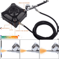 thumbnail image 1 of 40PSI Adjustable Output Airbrush Kit Dual ActionAir Brush Compressor Kit for Painting Makeup Decoration Art Craft, 1 of 6